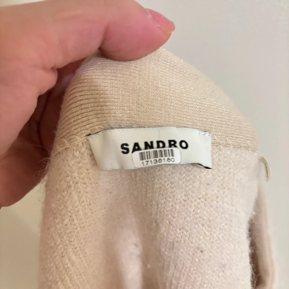 Sandro Cream Women's Cardigan - Picture 4 of 7